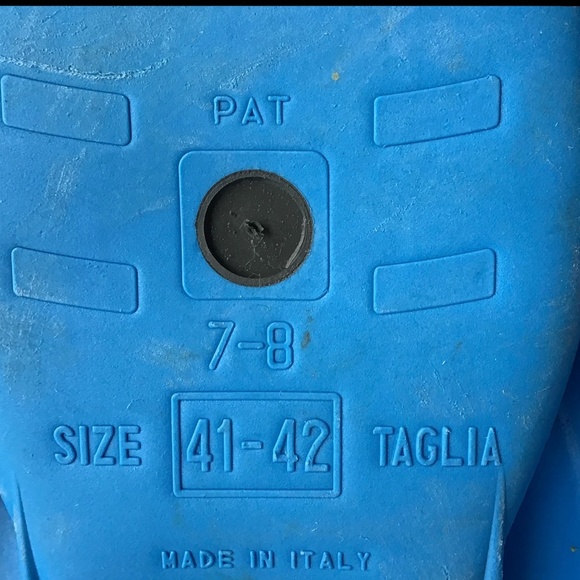 Cressi-Sub Free Frog Long Blade Fins Blue and Black - Picture 3 of 5